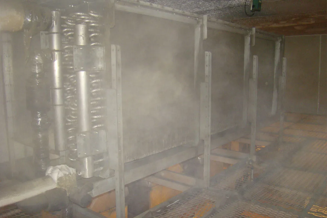 Extracción de vapores grasos